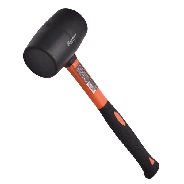 HARDEN Tools 225g (8oz) Rubber Mallet with Fiberglass Handle –