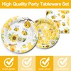 Piooluialy Bee Tableware Party Decorations - Bumble Bee Party Supplies
