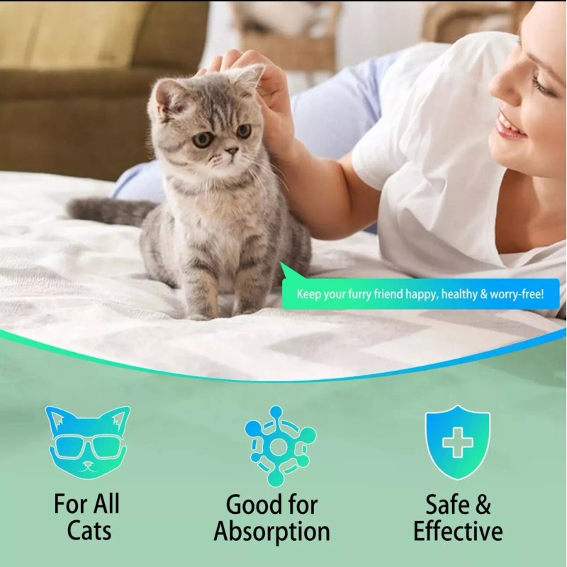 Aromixe Natural DeWormer Drops for Cats – 60 ML with