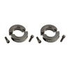 Ruland MSP-18-F Two-Piece Clamping Shaft Collar, Black Oxide Steel, Metric,