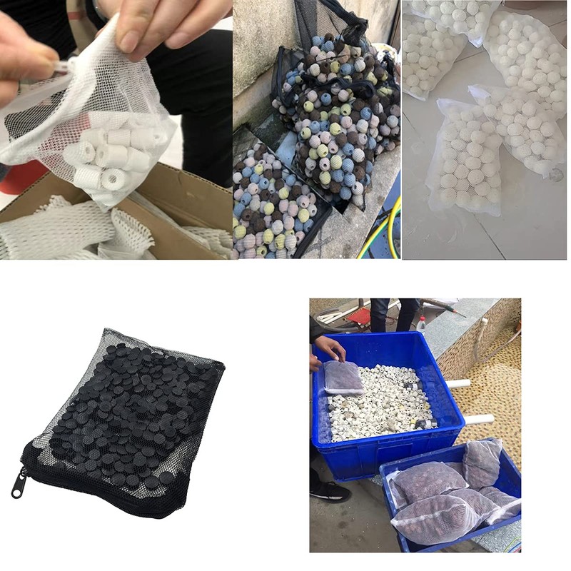 10Pcs Fresh or Saltwater Tanks Filter Media Bags with Zipper