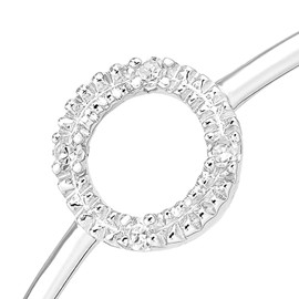 Naava Women White Diamond Engagement Ring - Size J PR12848W-J