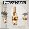 Brass 1-001 & Brass 1-002 Ceramic Valve Set，Replacement Hot Widespread