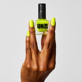 UNDN Vegan Nail Polish - Electric Washed - Lime Green Nail Polish - Jelly Fingernail Polish for Women and Men - Long Lasting, Cruelty Free - 0.5 oz