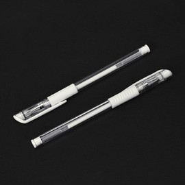 5pcs White Microblading Mapping Pen Eyebrow Permanent Mapping Pen for Permanent Makeup, Point-and-Line Design Pen