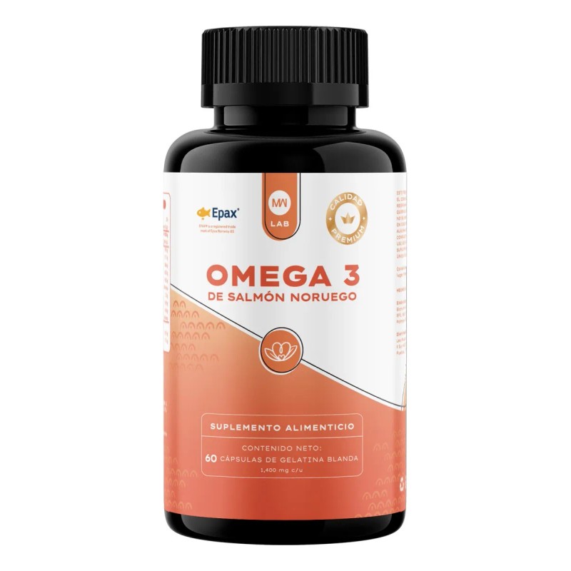 Mw Lab Omega 3 De Salmn Noruego Puro 60 Cpsulas