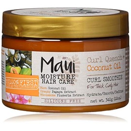 Maui Moisture Maui Moisture Curl Quench + Coconut Oil Hydrating Curl Smoothie, 12 fluid_ounces (Pack of 6)