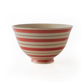 Hasamiyaki CtoC Japan Rice Bowl, Rice Bowl, Rice Bowl, Red, φ4.5 x H2.7 inches (11.4 x 6.9 cm), 12.2 fl oz (310 cc)