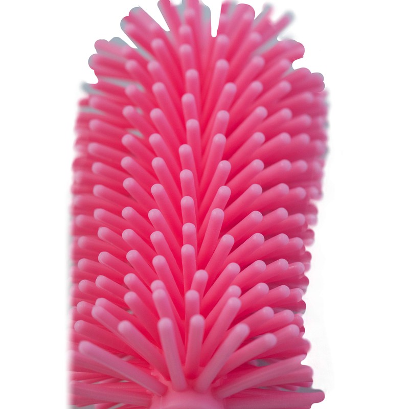 PAPU BABY Cepillo para Biberón/Botella de Silicón 100% grado alimenticio.