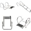 HYDDNice 3Step Pontoon Boat Ladder Stainless Steel Telescoping Inboard Ladder