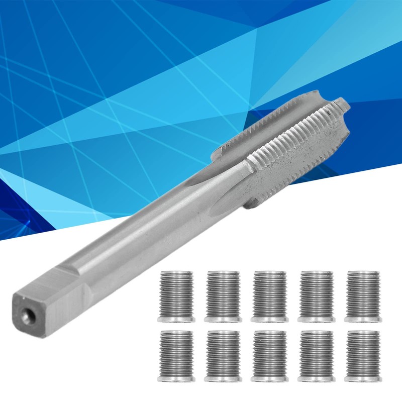 Thread Repair Tool, Universal M10x1.25 Bolt Comprehensive Kit for Gasoline