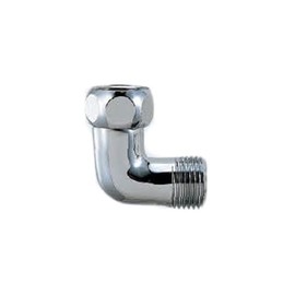 Kakudai 6492-13 Elbow with Nut for Flex, Chrome