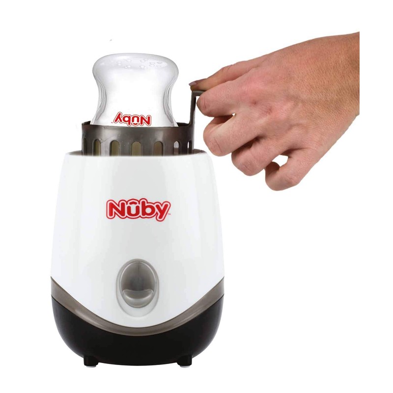 Nuby One-Touch 2-in-1 Electric Baby Bottle Warmer & Sterilizer