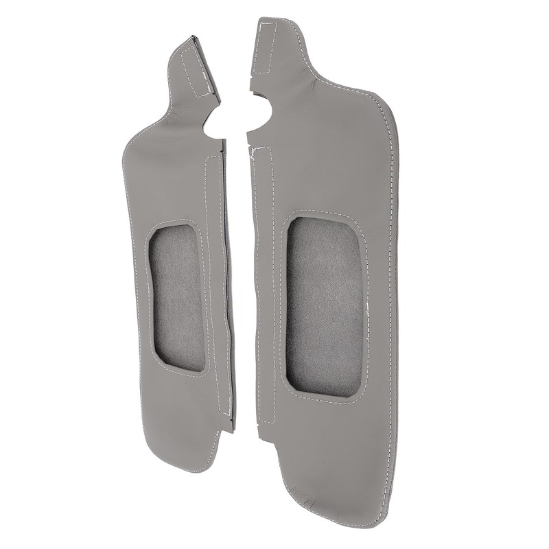 FILFEEL 2Pcs Car Sun Visor Cover, PU Leather Stylish Look
