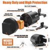 Trailer Lock Fits 2" and 2-5/16" Couplers - Heavy Duty