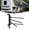 RV Clothes Drying Rack Aluminum Multifunctional Anti Rust 180° Rotatable