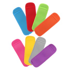 Ciieeo Ice Pop Sleeves 8 Pack Popsicle Protective Covers Reusable Ice Lolly Bag Freezer Sleeve Easy Wash for Home Travel
