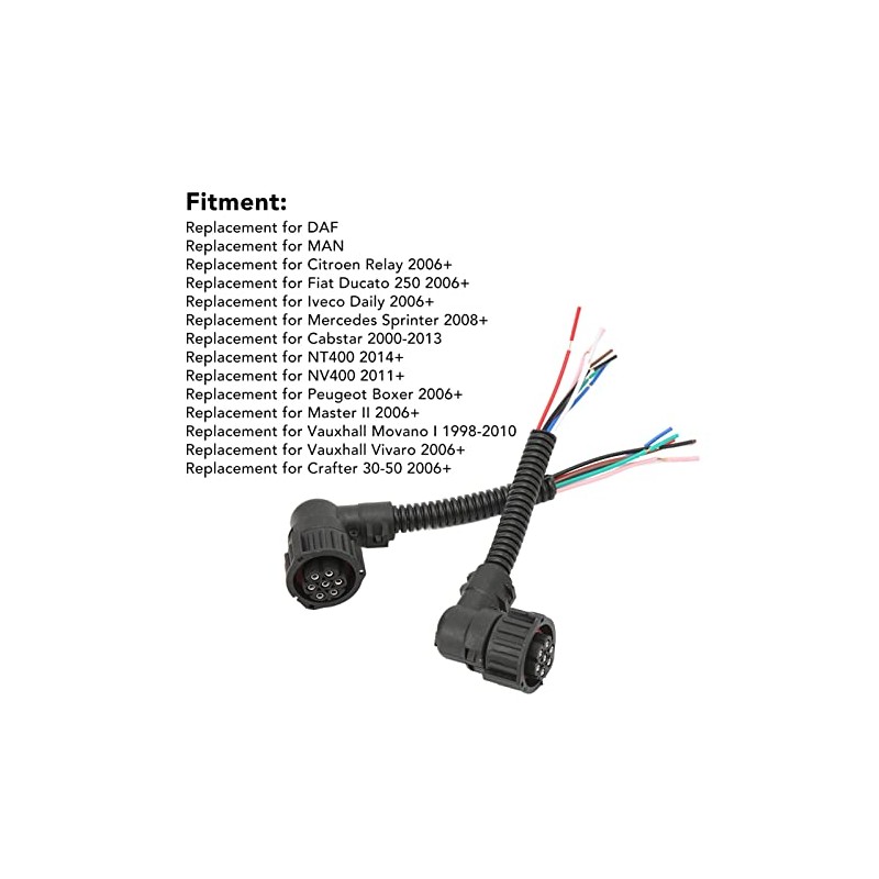 Loom Verka Car Rear Light Wiring Harness Connector Tail Light