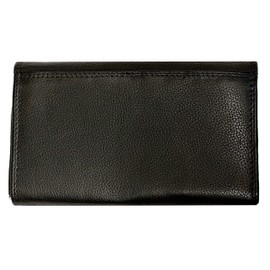 Bag & Belt Money Maker Women's Leather RFID 5 Cards 16 x 3 x 10 cm, black, Classic