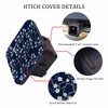 Beabes Trailer Hitch Cover Plug Cherry, Bloom Cherry Flower Tree
