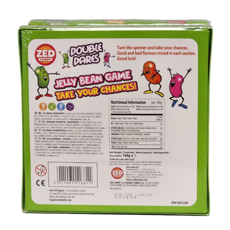 ZED Candy Double Dares Jelly Bean Game, Extreme Edition, 120