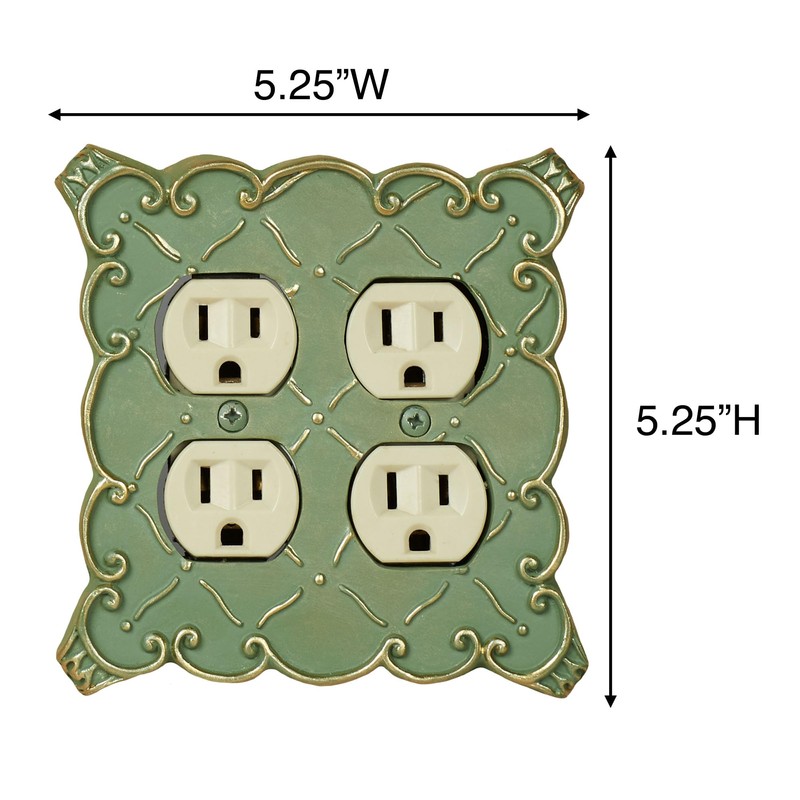 Angelissa Double Outlet - Sage