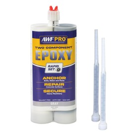 AWF PRO Two Component Rapid Set Epoxy Adhesive 20.2 oz. High-Strength for Anchoring Threaded Rods, Reinforcing Bars in Uncracked Concrete (Pack of 1)