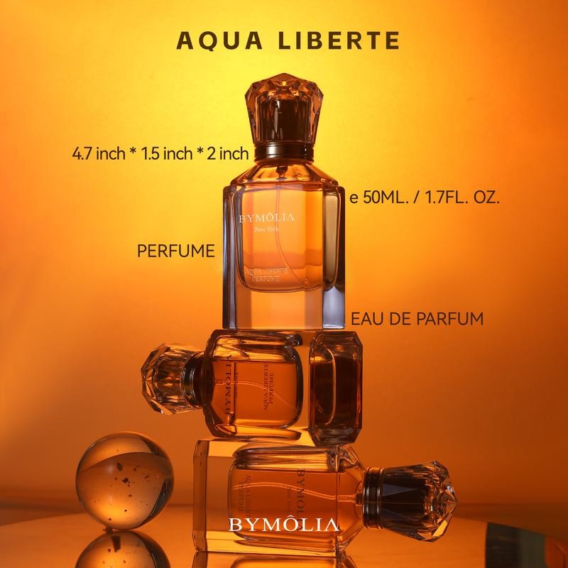 BYMOLIA Aqua Liberte Perfume Spray - Long Lasting Addictive Eau