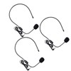 CORHAD 3pcs Head-Mounted Microphone for Voice Amplification Lightweight Wired Microphone