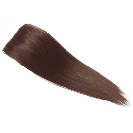 HIYE Hair Extensions 100% Human Hair Piece Extensions One Touch Wig, Volume Up, Point Wig Clip, Top Cover, Double Sided, Backed (Maroon, 9.8 inches (25 cm)