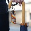 SEANATIVE Hippy Floral Lipstick Keychain Holder for Women Elegant Chapstick