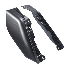 Gold/Black Geometric Shape Fade Mid-Frame Air Deflectors Fit for Harley Road King Glide Electra Glide 2009-2023