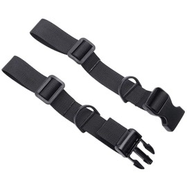 【Y Yakunitatu】Chest Strap Anti-Slip Strap for Backpack, Shoulder Slip-Proof Band, Adjustable Buckle-Type Backpack/Backpack Belt, Shoulder Strap Fix for Adults and Children, Black, Black, 1 piece