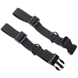 【Y Yakunitatu】Chest Strap Anti-Slip Strap for Backpack, Shoulder Slip-Proof Band, Adjustable Buckle-Type Backpack/Backpack Belt, Shoulder Strap Fix for Adults and Children, Black, Black, 1 piece