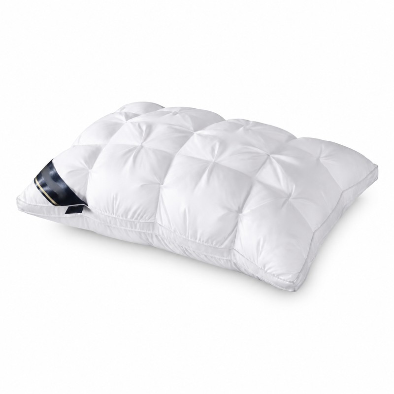 Hotel-Style Sleeping Pillow for Adults – Resilient Polyester Fill for