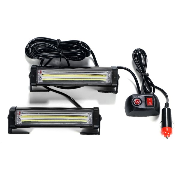Strobe Light White Car Emergency Flashing Lamp Warning Light Emergency
