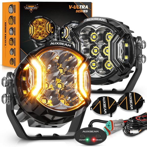 Auxbeam V-Ultra Series 3" 108W Side Shooter LED Pods with