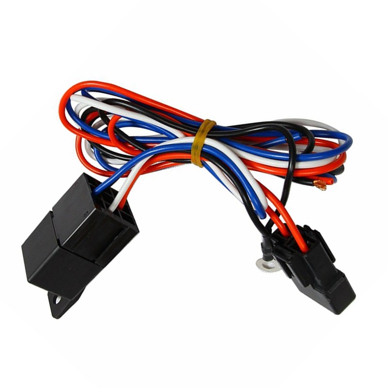 3/8 Inch Electric Cooling Fan Wire Harness Kit 185 On