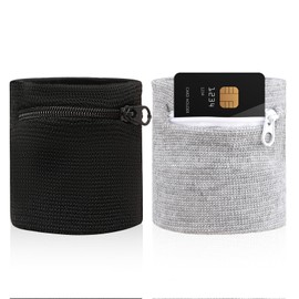 ZEYIYER Pack of 2 Sweatband Wrists, Sweatbands for Men and Women, Elastic Sweatbands, Headband for Tennis, Handball, Sweatbands Wristband