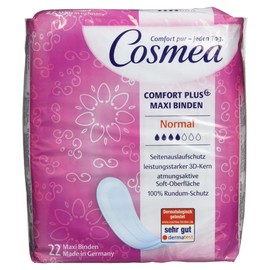 Cosmea Comfort Plus Maxi Sanitary Pads Normal Pack of 22