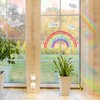 1 x Rainbow Window Stickers Rainbow Window Pictures White Clouds