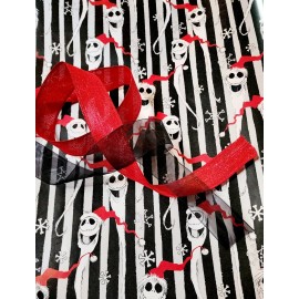 American Greetings Nightmare Before Christmas Gift Wrap Set, Paper & Ribbon, See description