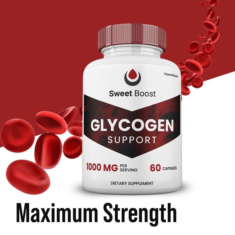 Sweet Boost Glycogen Support Capsules, Max Strength , SweetBoost Pills