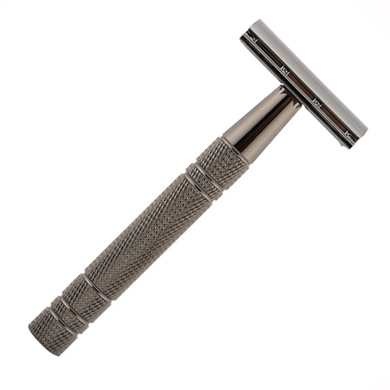 Double Edge Safety Trimmer Manual Stainless Steel Beard Groomer for
