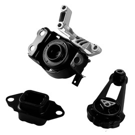 YOMALL Engine Motor and Transmission Mount Kit 3Pcs Compatible with 2012-2017 Versa 1.6L, with 2014-2017 Versa Note 1.6L Replace # A7369, A4361, A7368