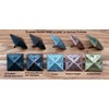 10 Pack of Decorative Nails, Pyramid, Square Shape, 1 5/16"