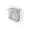 NZXT H7 Flow (2024) Mid-Tower Case - All White-CM-H72FW-01