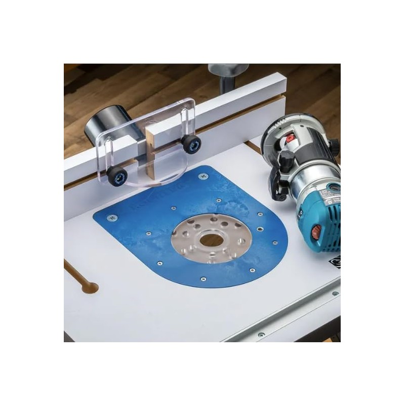 Compact Router Insert Plate Kit for Convertible Benchtop Router Table
