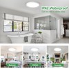 MLZZLYLK 6PK 12 inch LED Flush Mount Ceiling Light Fixture,24W