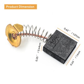 GEARLINTON N039389 N558583 N408735 622437-00 Carbon Brush For Dewalt Chop Saw GR871 D28700 D28715 (8 Pack)